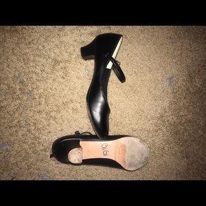 black character shoes